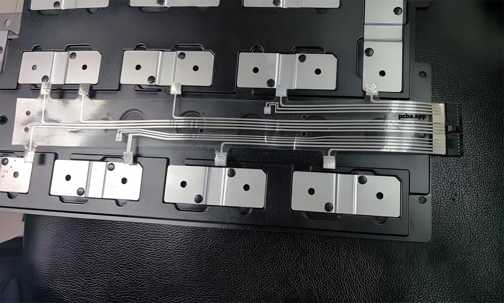 Image credit: PCBONLINE, showing their FDC connection technology.